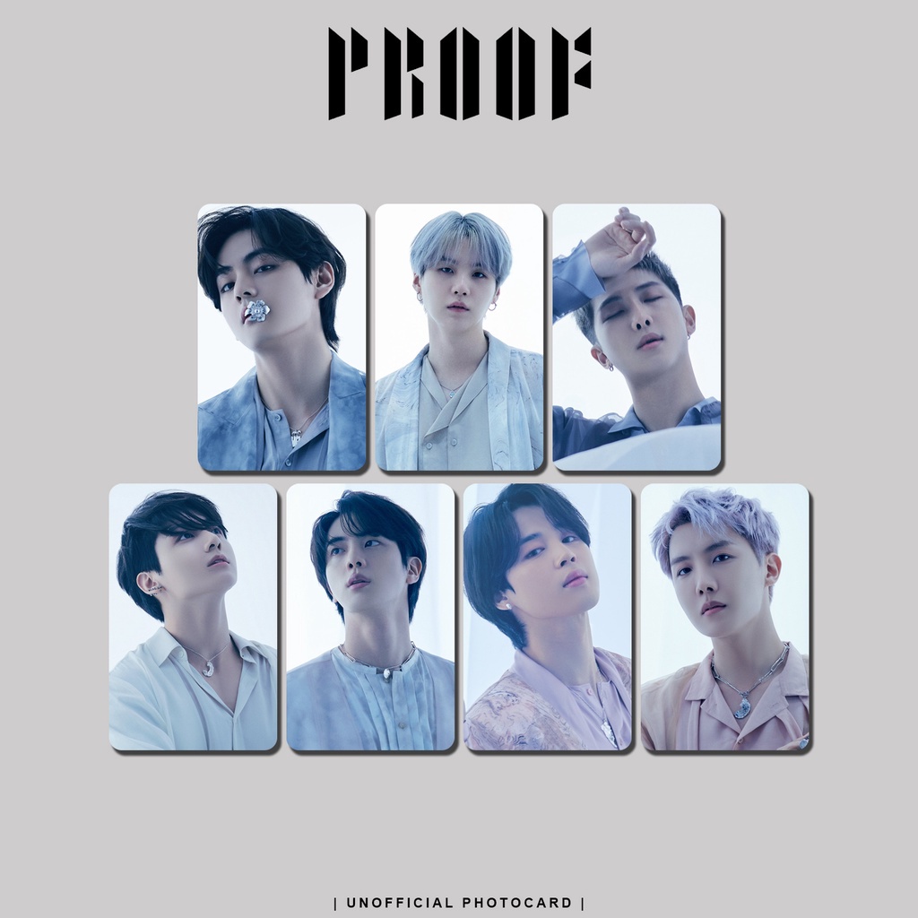 SET 7 CARD BTS PROOF - UNOFFICIAL