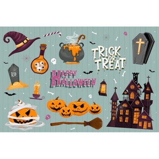 Decal trang trí chủ đề Halloween
