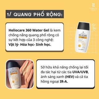 Kem chống nắng He.li.o.ca.re Water Gel +5% phí shopee