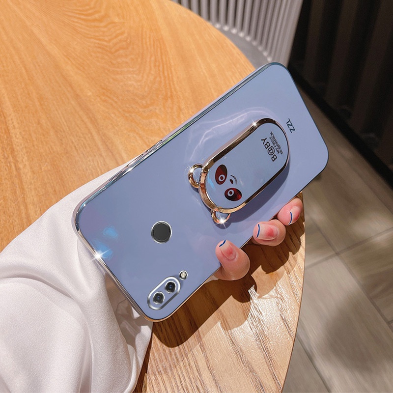 Ốp Điện Thoại Hình Gấu Trúc Có Giá Đỡ Cho Huawei Nova 3 3i 3E 4 4E