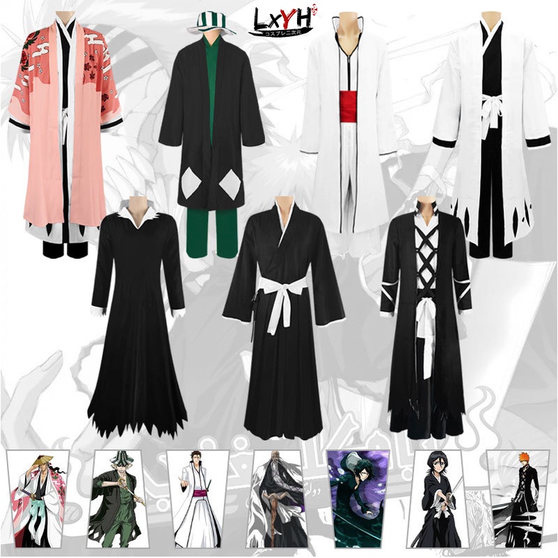 LXYH-COSER KING] Anime Bleach Kurosaki Ichigo Urahara Kisuke Aizen Sousuke  Kyoraku Shunsui Cosplay Trang phục
