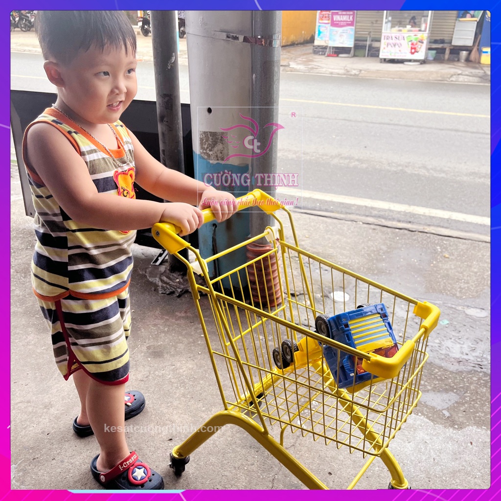 Xe đẩy siêu thị, xe đẩy hiện nay thông minh nhất