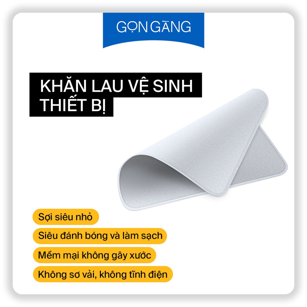 Khăn lau microfiber đa năng siêu mềm, lau siêu sạch macbook, máy ảnh, màn hình và thiết bị điện tử