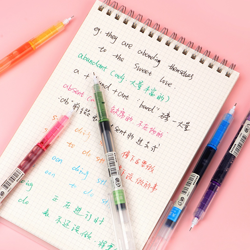 Bút gel ngòi 0.5mm 12 màu sắc cho văn phòng / trường học