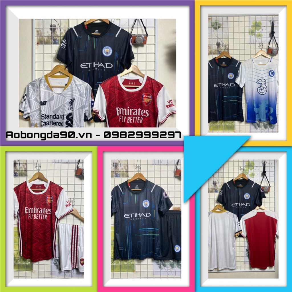 Áo Đá Bóng ĐT Quốc Gia WC2022  - Hàng Thun Lạnh - Logo Thêu