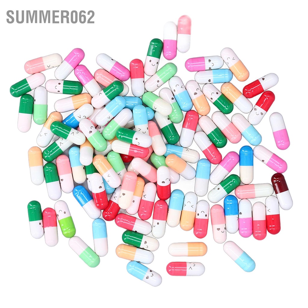 Đầu thư tình yêu Capsule Capsule 100 Capsule Letterhead trong lọ thủy tinh 【Summer062】