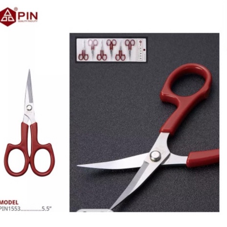 Kéo bổ cơi mũi cong siêu sắc hàng chuẩn hãng PIn mã 1553
