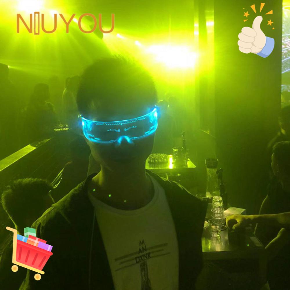 Mắt Kính Có Đèn LED Neon Độc Đáo Dùng Trang Trí DJ