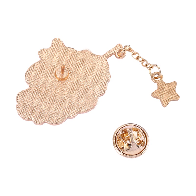 Ghim cài áo QIHE JEWELRY họa tiết hoạt hình dễ thương bắt mắt