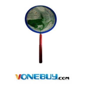 Vợt Vớt Cá Lưới Tròn Cán Gỗ-vơt lưới vớt cá chắc chắn