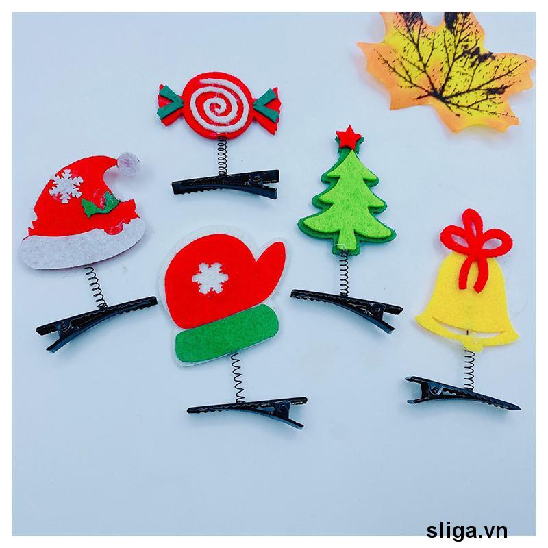 💌1 Kẹp Tóc Hình Sừng Hươu Giáng Sinh Cho Bé