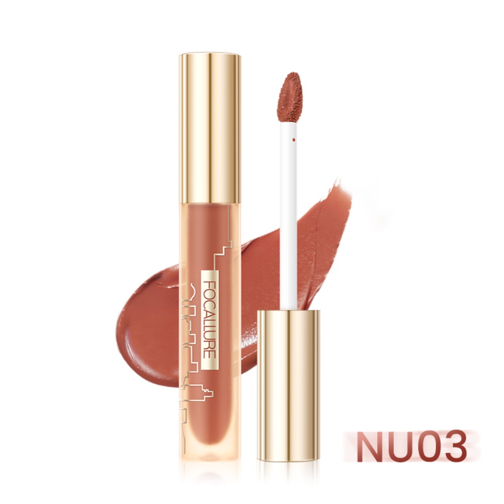 Focallure Velvet Matte Lip Tint Thoáng Mát Phù Hợp Dưỡng Ẩm Sắc Tố Cao Lâu Mặc Mềm Mượt Prettyhat