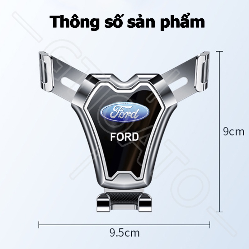 GTIOATO Giá Đỡ Điện Thoại Trên Ô Tô Giá Để ĐiệN ThoạI TrêN Ô Tô Cửa Gió Giá Đỡ ĐiệN ThoạI Oto Giá Treo ĐiệN ThoạI TrêN Ô Tô Phụ KiệN Ô Tô Cho Ford Ranger Focus Everest Transit Fiesta Ecosport Mustang Raptor Explorer Bronco