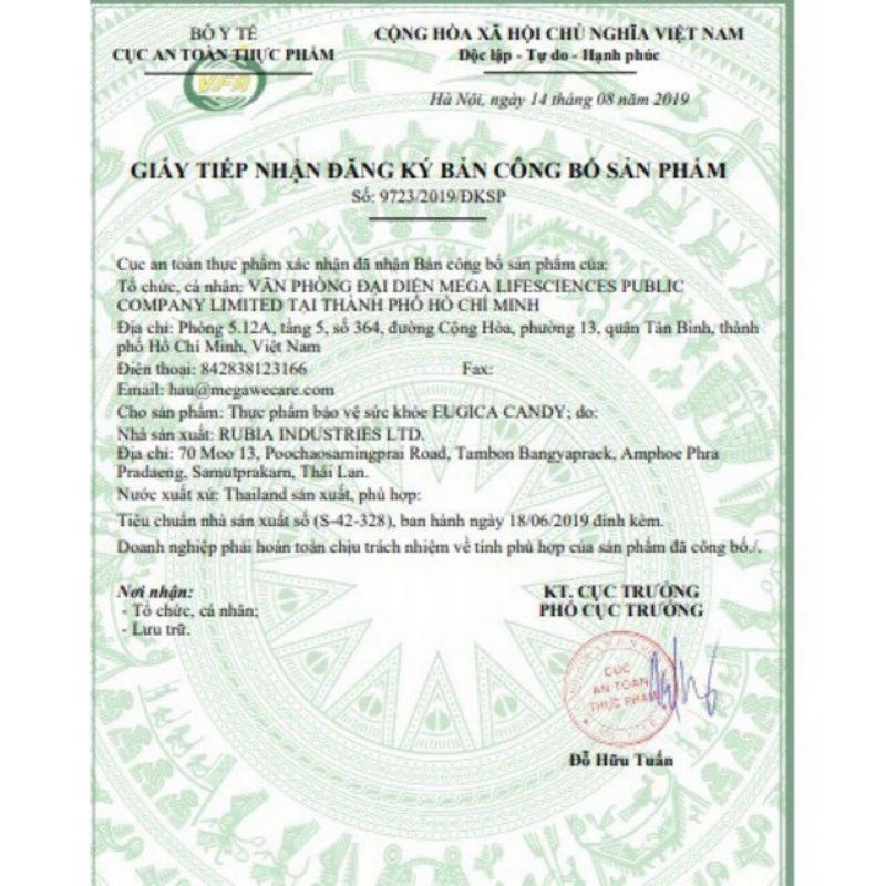 Kẹo Eugica Cool ⚡ CAM KẾT CHÍNH HÃNG ⚡ Kẹo ngậm giúp giảm ho rát họng hiệu quả - 15 viên