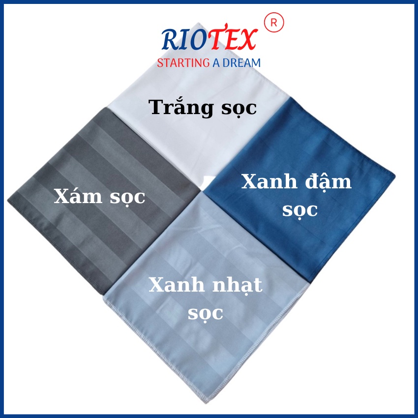 3T Drap - Ga màu sọc 3 phân Riotex cho nhà nghỉ khách sạn dành cho nệm 17 -25cm