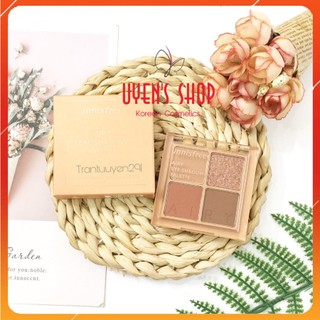 Phấn mắt dạng lì siêu mịn Innisfree Airy Eye Shadow Palette 6.8~7g #3_Orange Beige