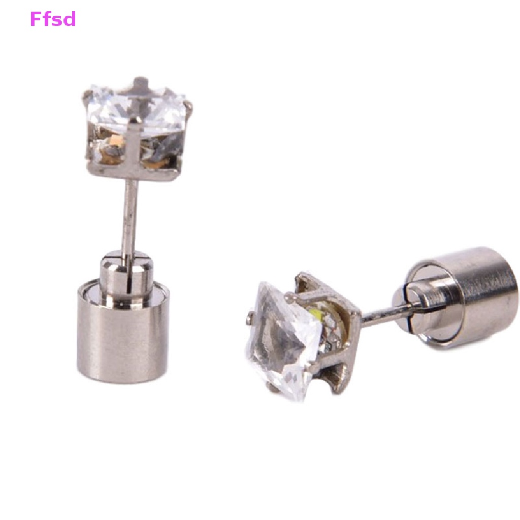 1 Đôi Bông Tai Hình Vương Miện Có Đèn LED Phát Sáng