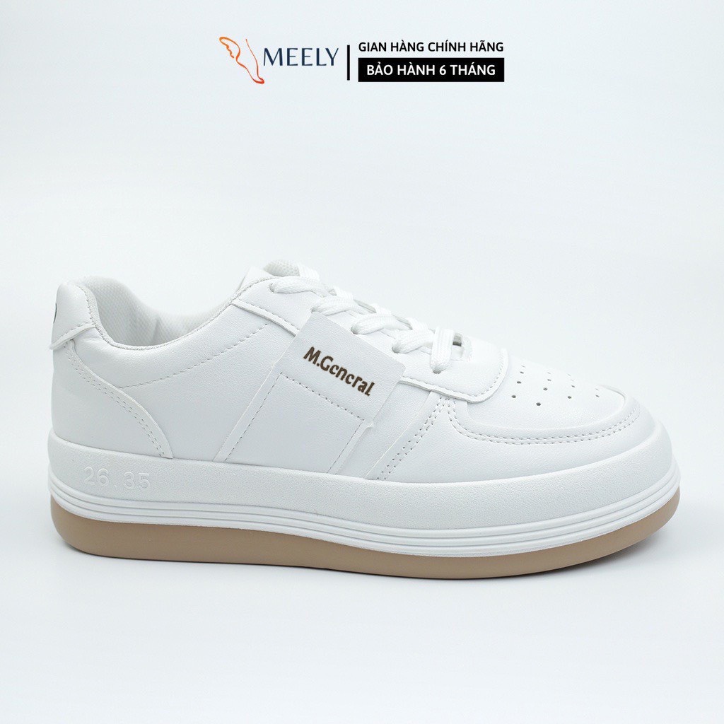 Giày Thể Thao Nữ MEELY Fashion Kiểu Sneaker Dáng Trơn M&0 MK39