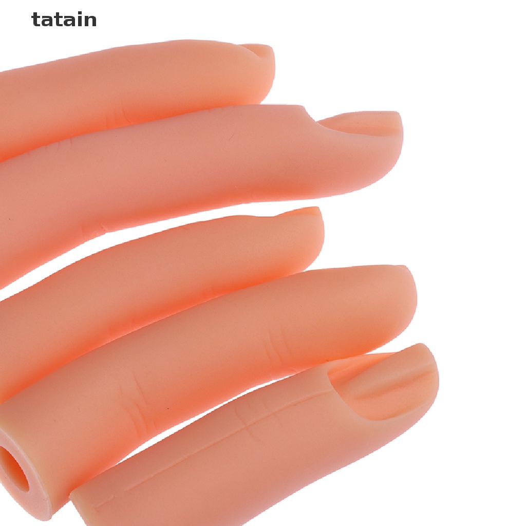 Bộ 5 Mô Hình Ngón Tay Giả Tập Luyện Làm Móng Nghệ Thuật