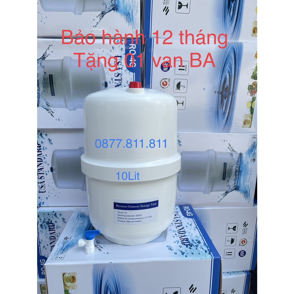 Bình áp máy lọc nước RO loại 4.0 - 10lit - Dùng cho tất cả các loại máy lọc nước