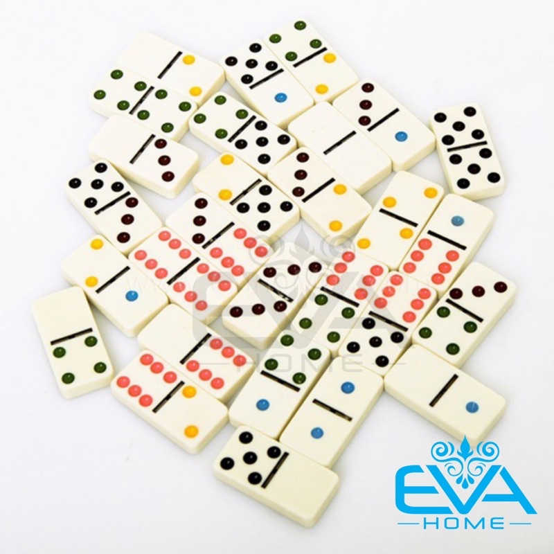 Bộ Đồ Chơi Hộp Cờ Domino Nhựa Melamine Ngà AAA Cao Cấp