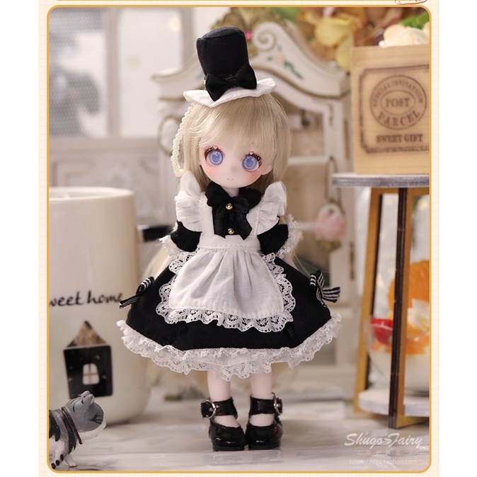 Búp bê bé nhỏ 1/8 BJD dễ thương