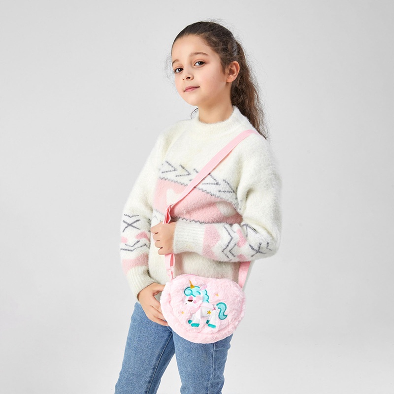 Túi Đeo Chéo Hình Kỳ Lân Dễ Thương Cho Bé