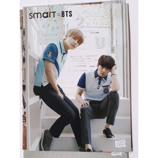 Taekook smart BTS photo card chính hãng