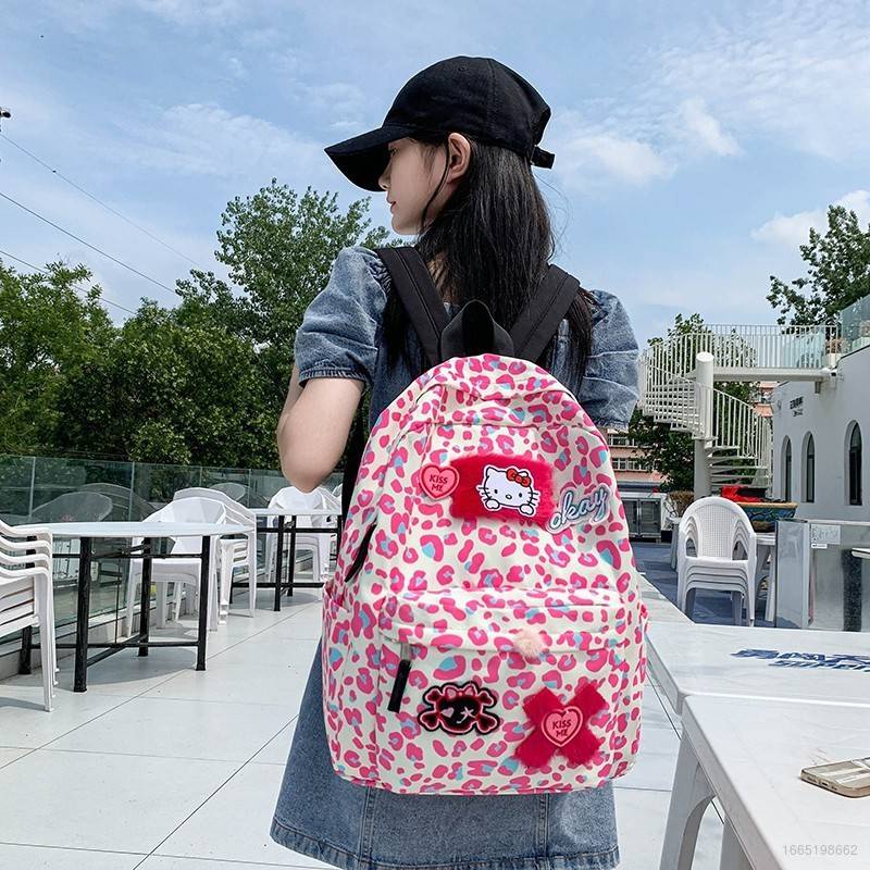 Ba Lô Học Sinh Đa Năng pehl Y2K Sanrio Hello Kitty