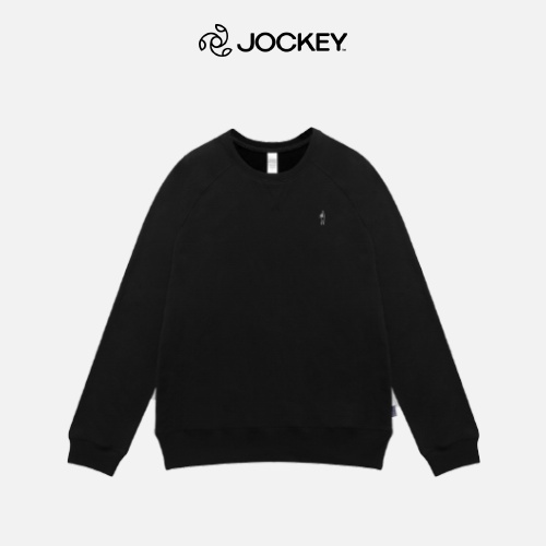 Áo Sweater Nam Jockey Chống Nhăn Màu Đen USA Originals - J1178