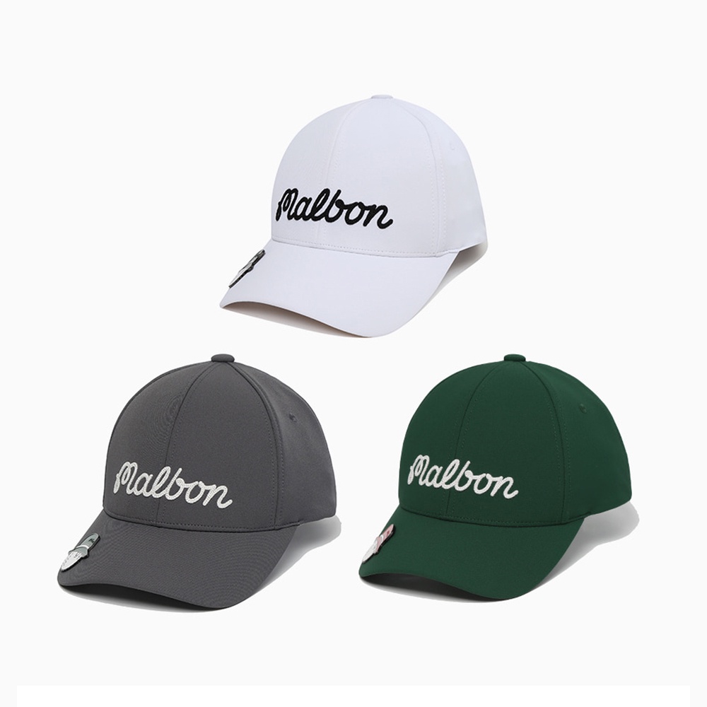 Hàn Quốc MALBON GOLF kịch bản bóng logo bóng mũ nam và nữ mũ che nắng ngoài trời