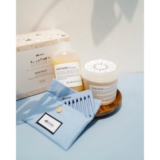 Bộ dầu gội xả davines nounou tặng kèm lược xanh