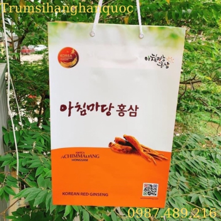 HỒNG SÂM NGUYÊN CỦ TẨM MẬT ONG HÀN QUỐC OREAN RED GINSENG (8 CỦ) 300G [ Hàng Mới Nhất ]