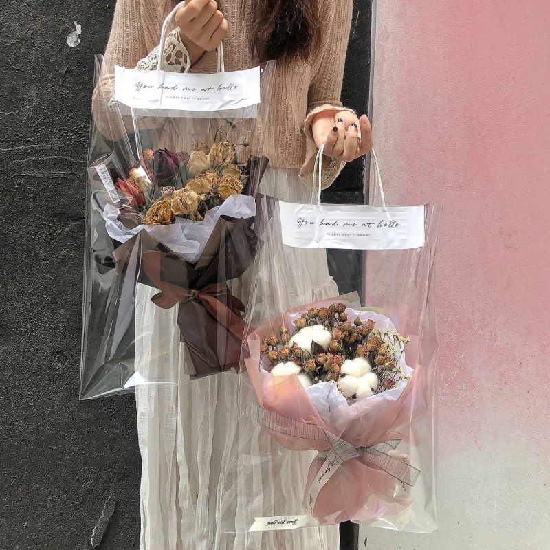 Túi Xách Tay Đựng Hoa Trang Trí Hoa Ngày Lễ Tình Nhân