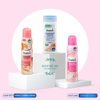 Bọt tẩy lông Balea Đức, gel cạo lông, kem dưỡng sau wax, kem tẩy lông Balea
