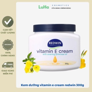  Kem dưỡng da mềm mịn Redwin Vitamin E Cream 300g Úc Dưỡng ẩm cho da làm sáng da mịn da luhacosmetics 