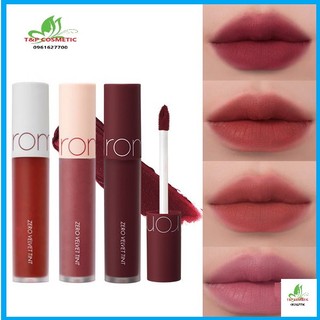 Son Kem Lì Cho Đôi Môi Nhẹ Như Không Romand Zero Velvet Tint Đủ Màu