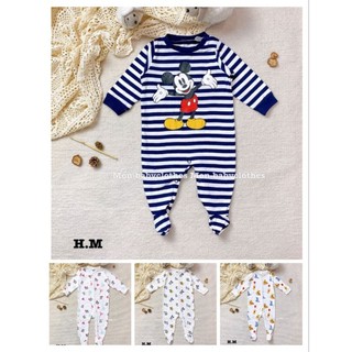Body sleepsuit cotton h&m liền chân