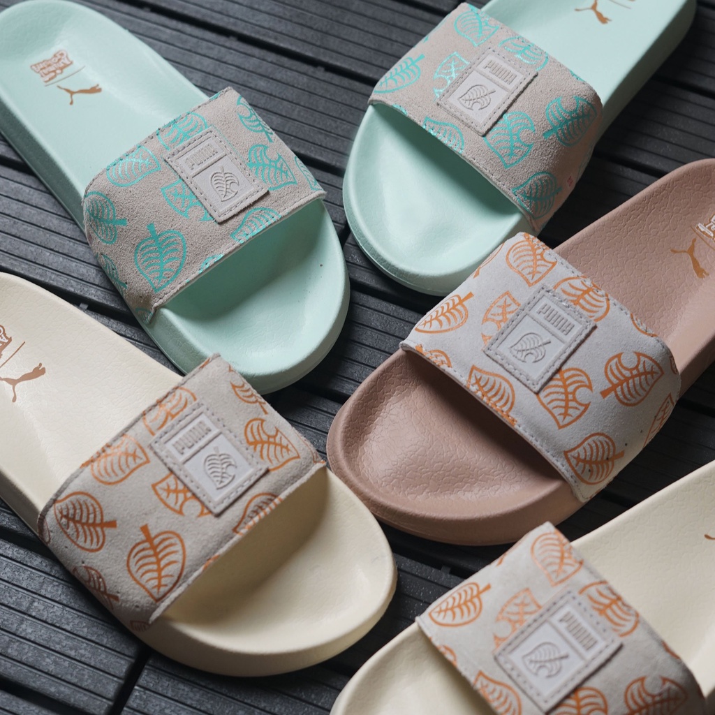 Dép Quai Ngang Puma Suede Animal Crossing unisex, mang êm chân,nhẹ, đế mềm, BGHOUSE