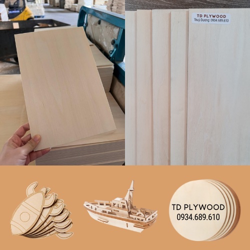 Gỗ Ép Nhập Khẩu Plywood - Tấm Ván Gỗ Ép Gỗ Dán - Tấm Ván Ep Cắt Khắc Laser Cnc Đẹp Dùng Làm Mô Hình Gỗ 3D