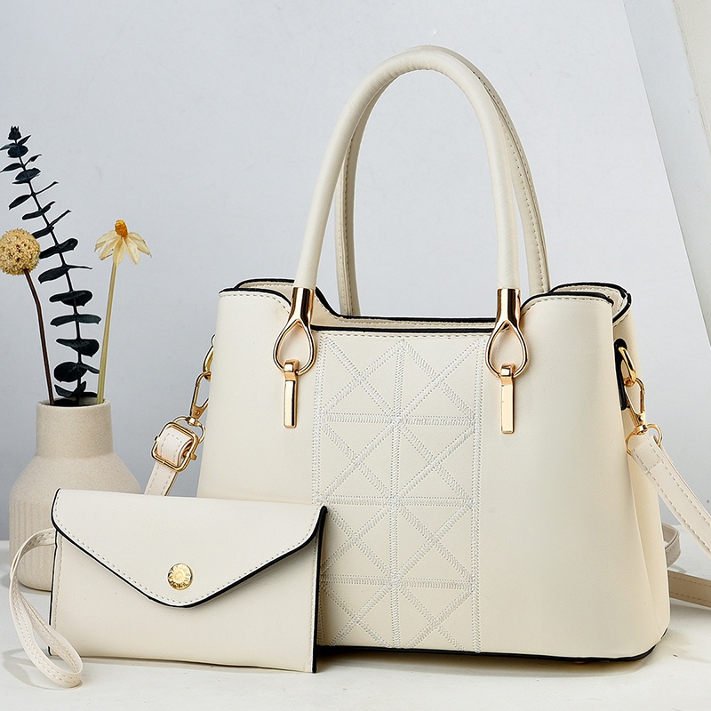 Túi Đeo Chéo Màu Trơn Phong Cách Hàn Quốc Cho Nữ