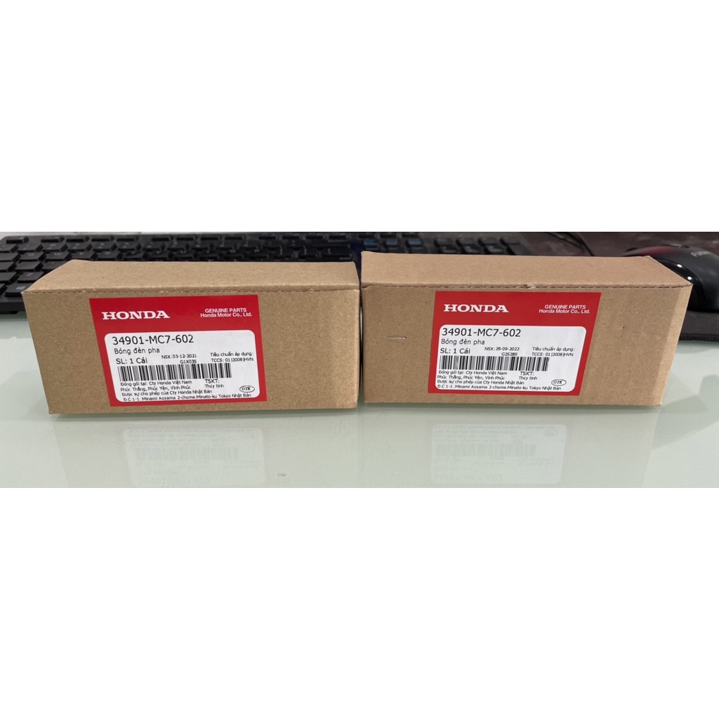 Bóng đèn pha (12v 60/55w) sh việt 2012-2016 sh nhập chính hiệu honda