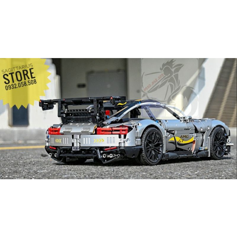 Bộ Xếp Hình non-Lego Mouldking 13126 Lắp Ráp Siêu Xe Mercedes-Benz AMG GT Tỷ lệ 1:8
