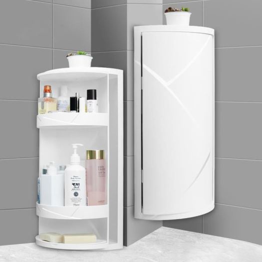 Kệ nhà tắm 3 tầng xoay 360 độ thông minh