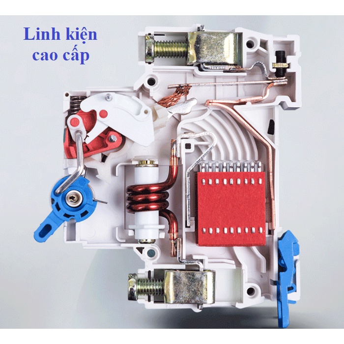 Aptomat MCB 1 Pha NXB-63 Chint 10A, 16A, 25A Dòng Cắt 6kA - Hàng chính hãng