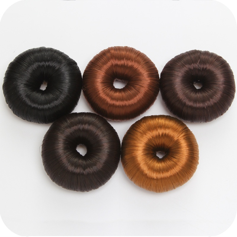 Búi Tóc Giả Hình Bánh Donut Cho Cô Dâu