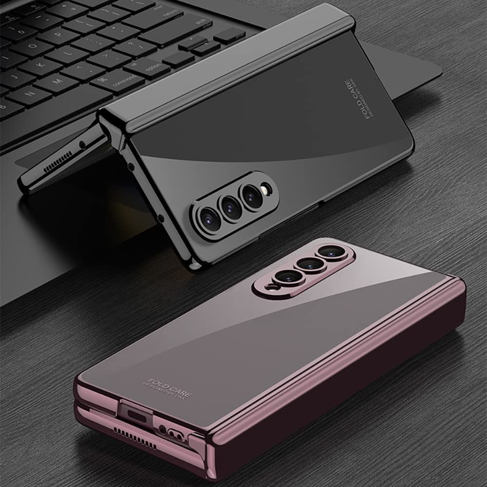 Ốp Điện Thoại PC Trong Suốt Siêu Mỏng Từ Tính Bảo Vệ Toàn Diện Cho Samsung Galaxy Z Fold 4 Sự Bảo Vệ