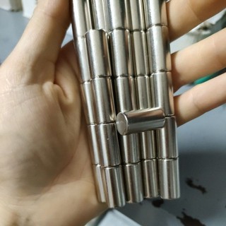 Nam châm viên 10x20mm trụ dài siêu mạnh nam châm đất hiếm