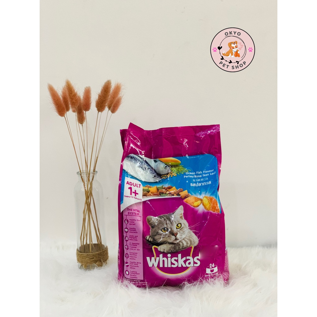Thức ăn hạt cho mèo Whiskas 1,2kg