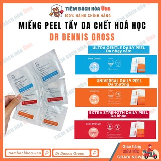 Miếng peel tẩy da chết hóa học Dr Dennis gross Alpha Beta